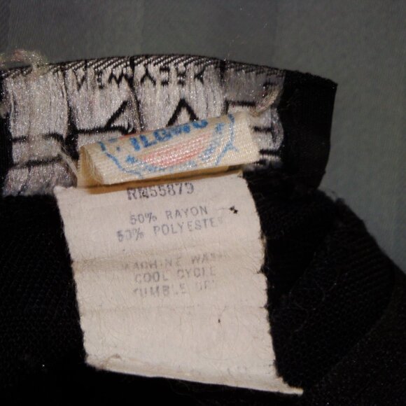 Prive New York Vintage Womens Back Zip Front Pleated Pants Black Size 8 - Picture 5 of 8